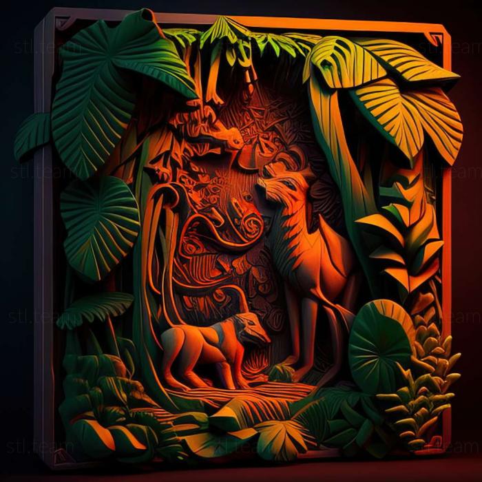 3D model The Jungle Book game (STL)